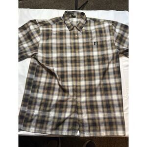 Vtg Low Rider Magazine Shirt Men Single Stitch Plaid Button Up XXL Made in USA